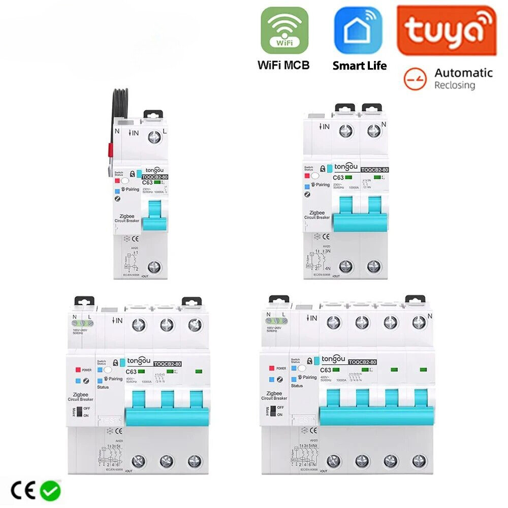 Power Metering Circuit Breaker Remote Control Automatic Wireless Interruptor