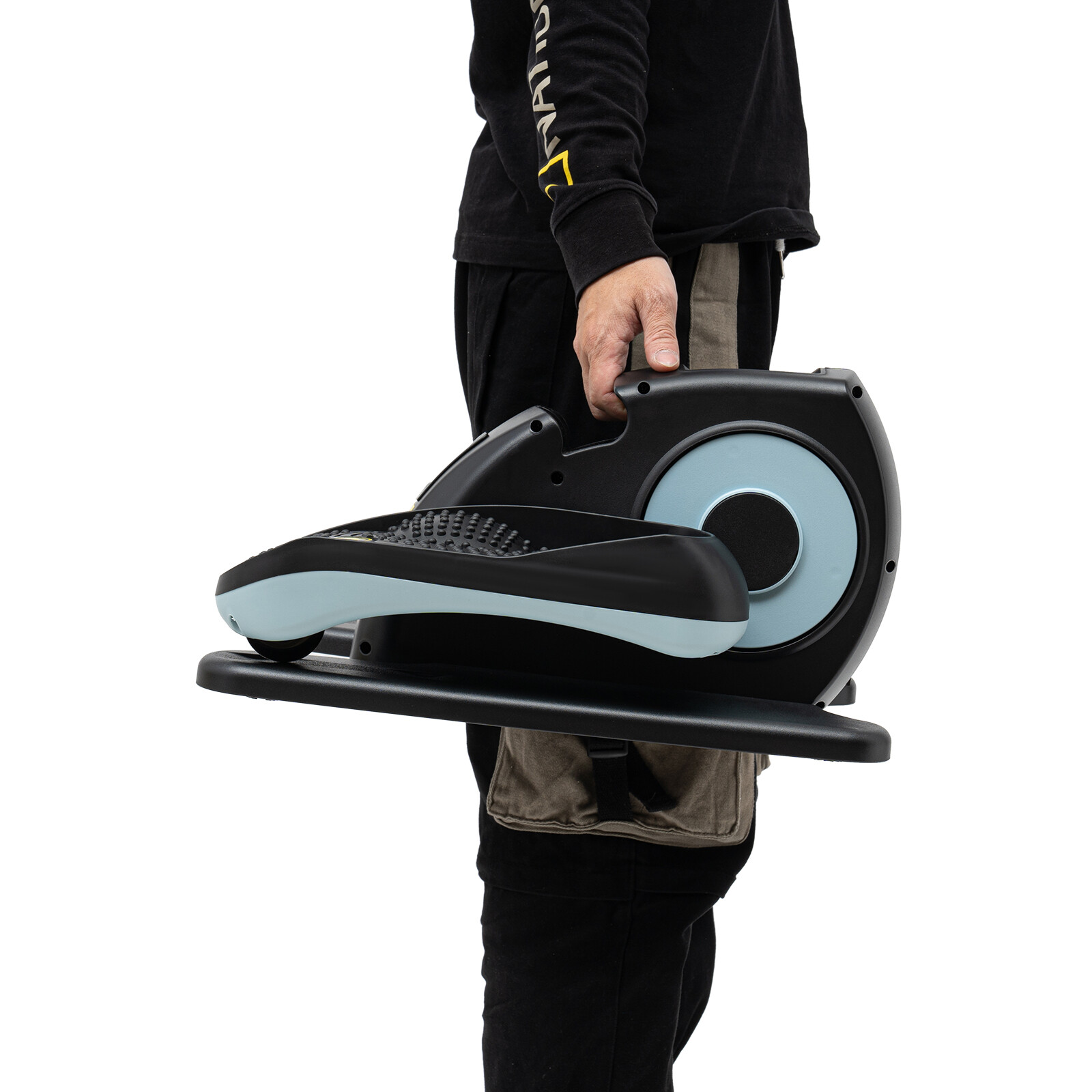 Under Desk Elliptical Trainer Machine Compact Elliptical Machine +Remote & LCD