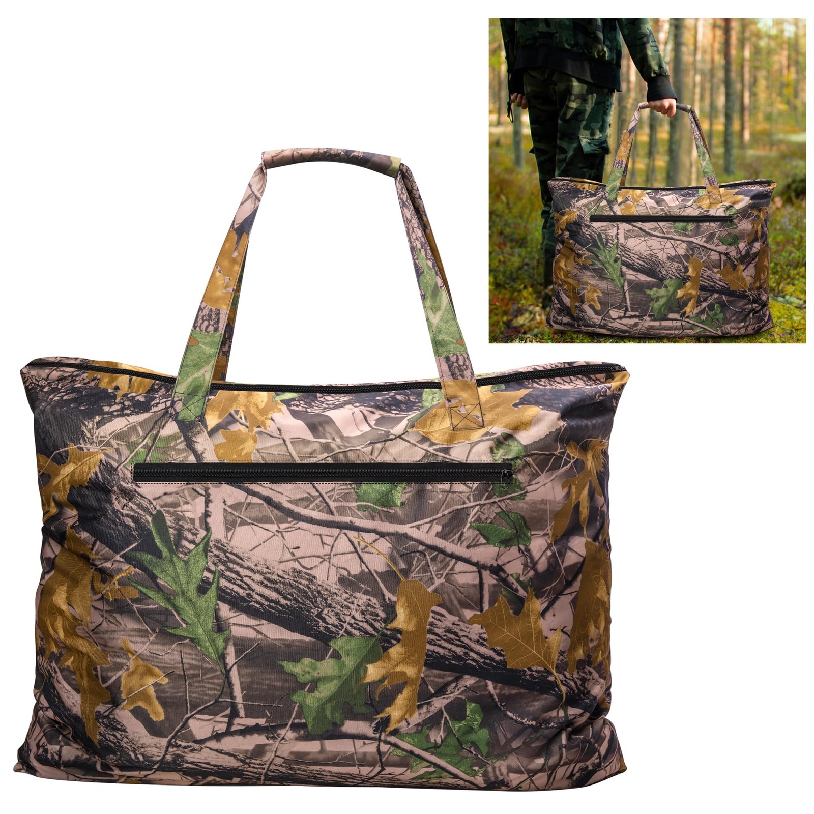 Hunting scent control bag waterproof odor proof storage camo gear tote bag
