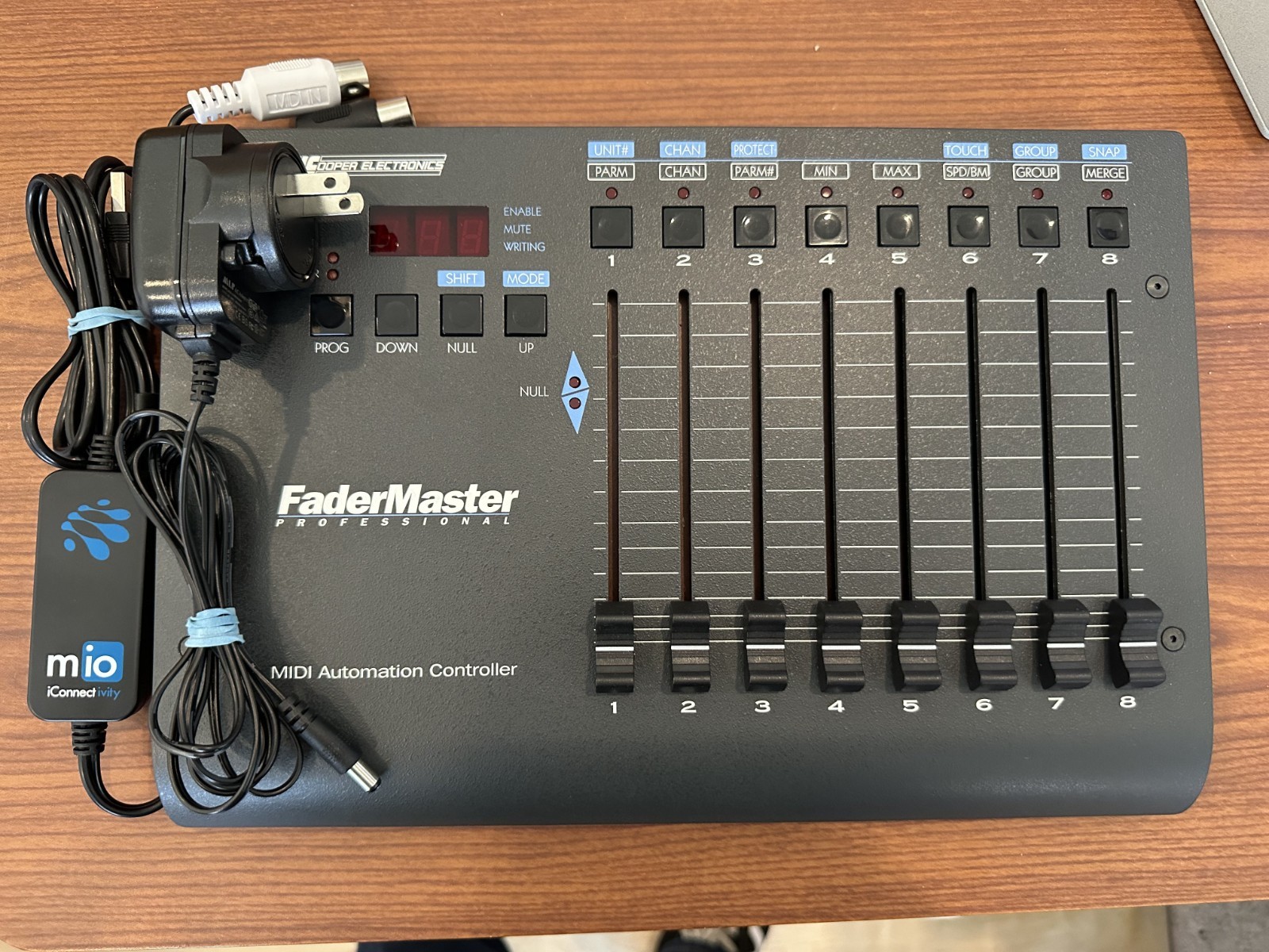 JL Cooper FaderMaster Professional midi mixer FMPRO bundle MIO Midi to USB