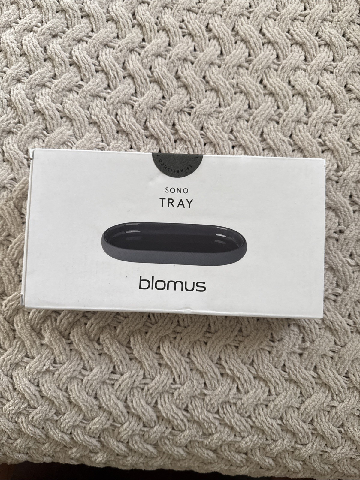 Blomus Sono Oval Tray Magnet Grey New