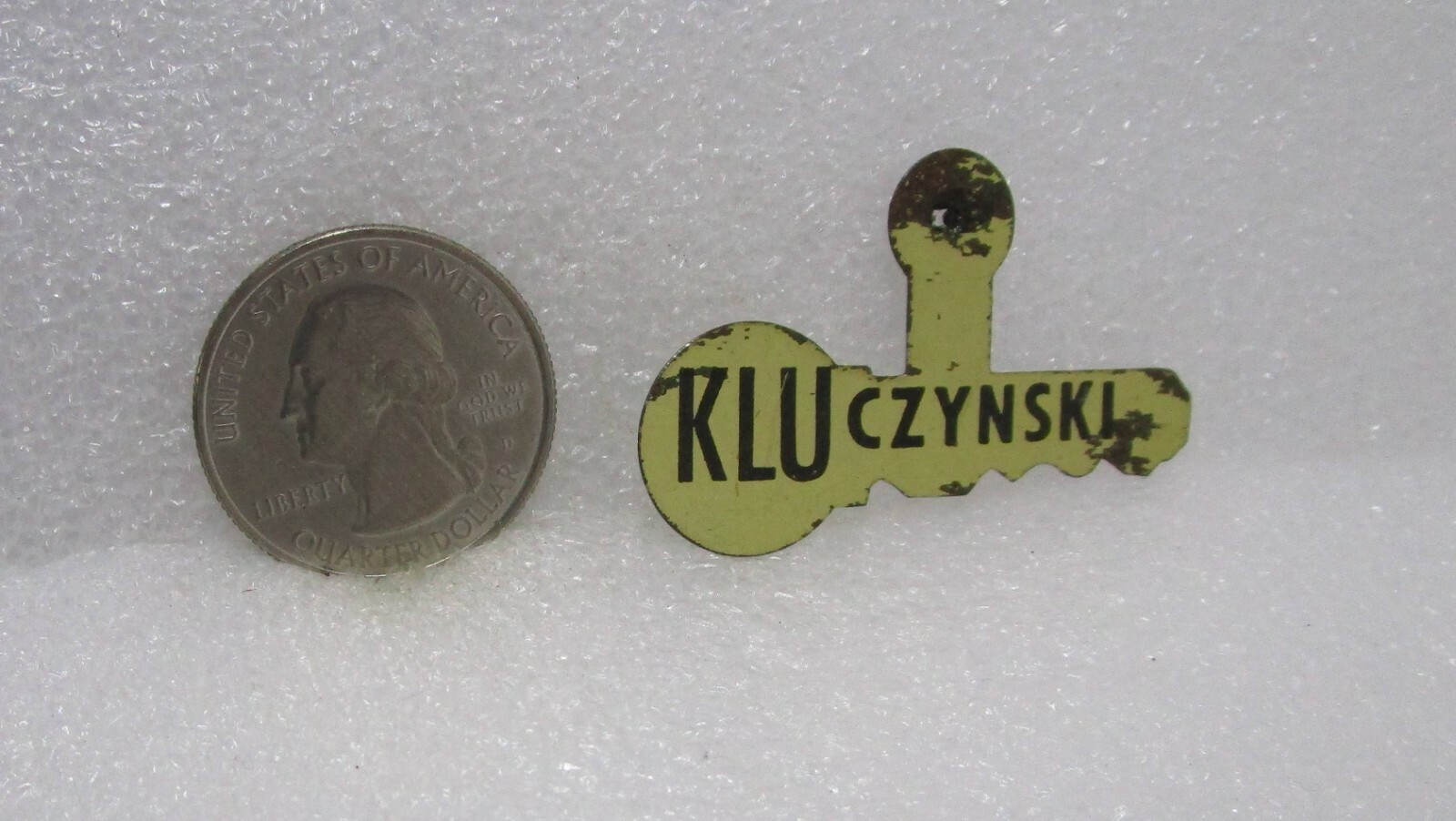 John C. Kluczynski Tab Button Pin
