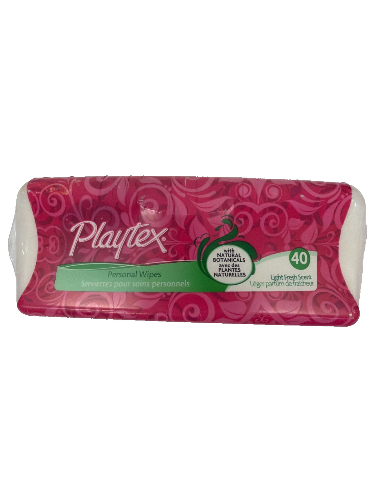 Playtex Personal Wipes Light Fresh Scent SEALED box 40 ct