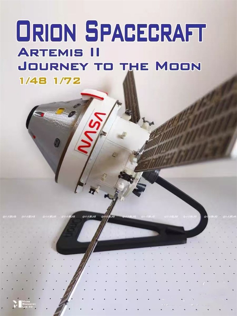 New 1/48/72 Artemis II Program Boeing Orion Manned Spacecraft 3D Finished Model