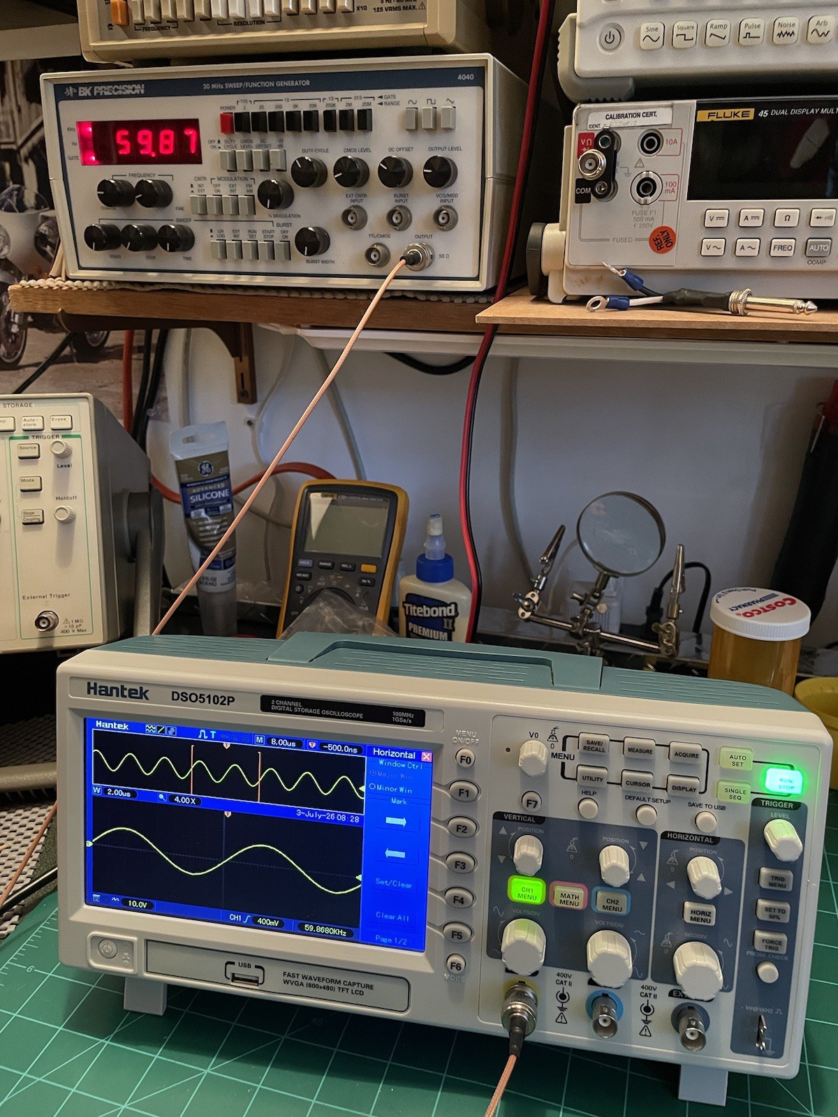 Hantek DSO5102P Digital Storage Oscilloscope
