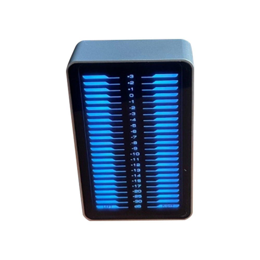 Music Spectrum Display Rhythm Light LED Music Level w/ Aluminum Alloy Shell