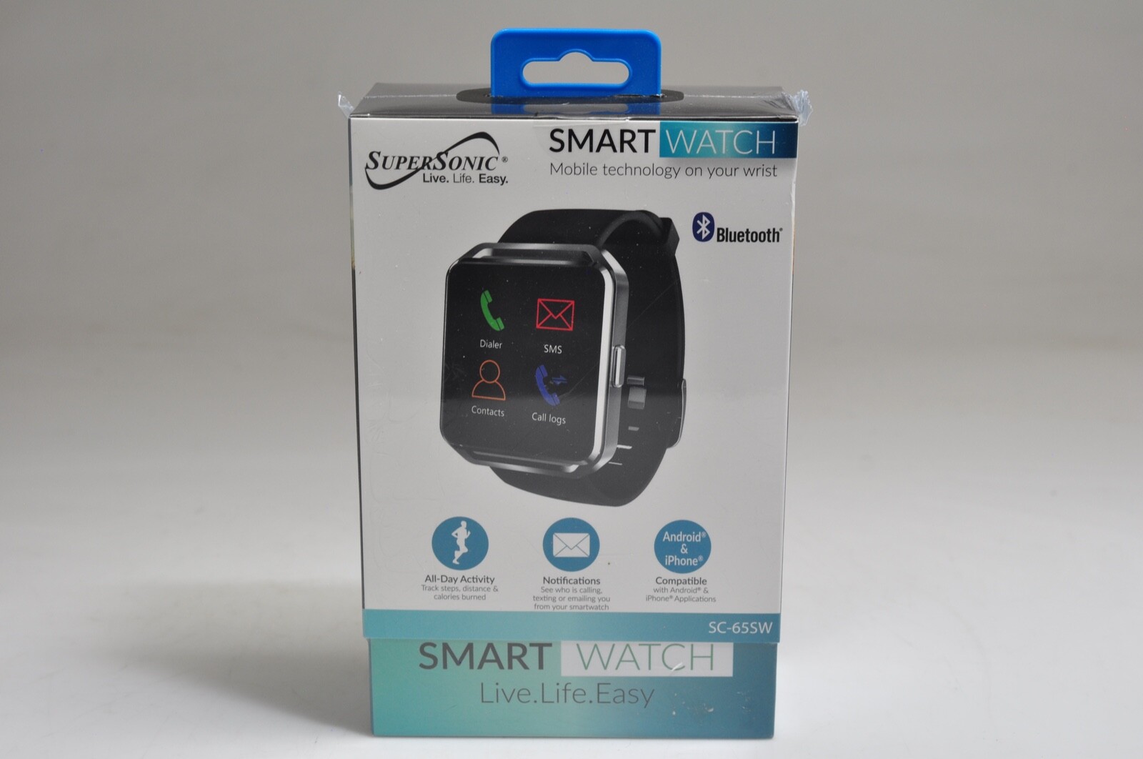 SuperSonic Bluetooth Smart Watch SC-65SW- Sealed Box