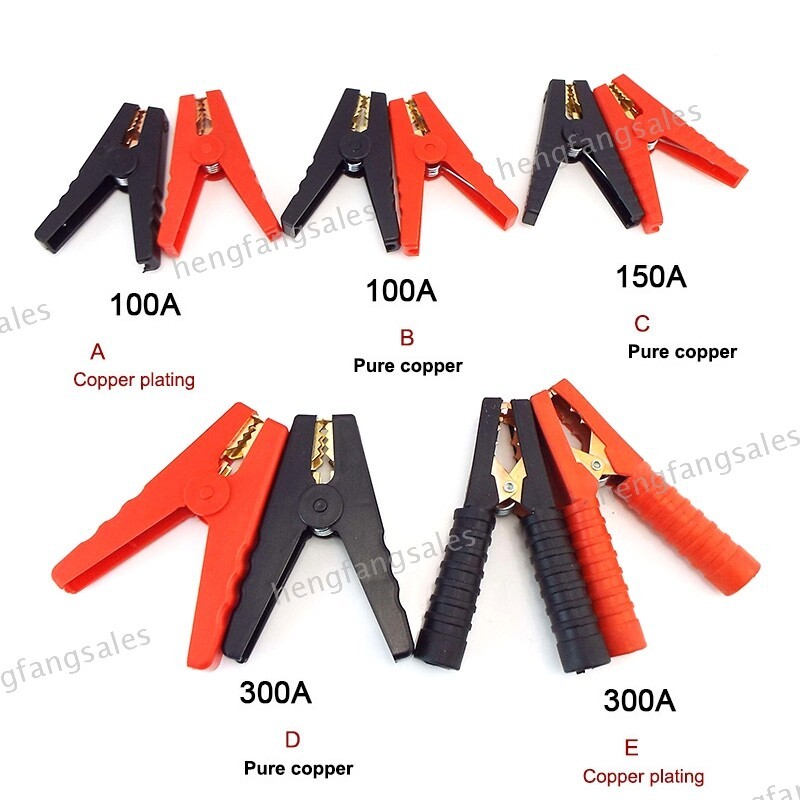100A 300A Heavy Duty Alligator Clips Terminal Electrical Battery Crocodile Clamp