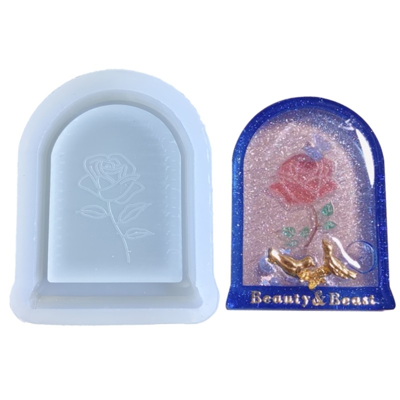 Quicksand Shaker Crystal Epoxy Resin Mold DIY Hanging Pendant Silicone Mould