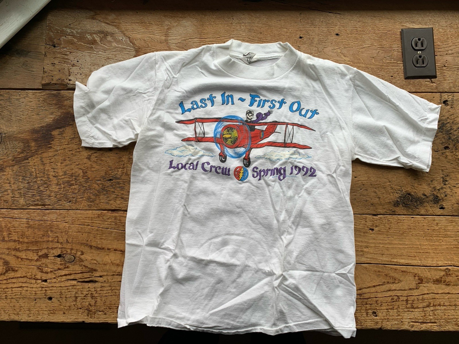 Grateful Dead Vintage Local Crew Tshirt
