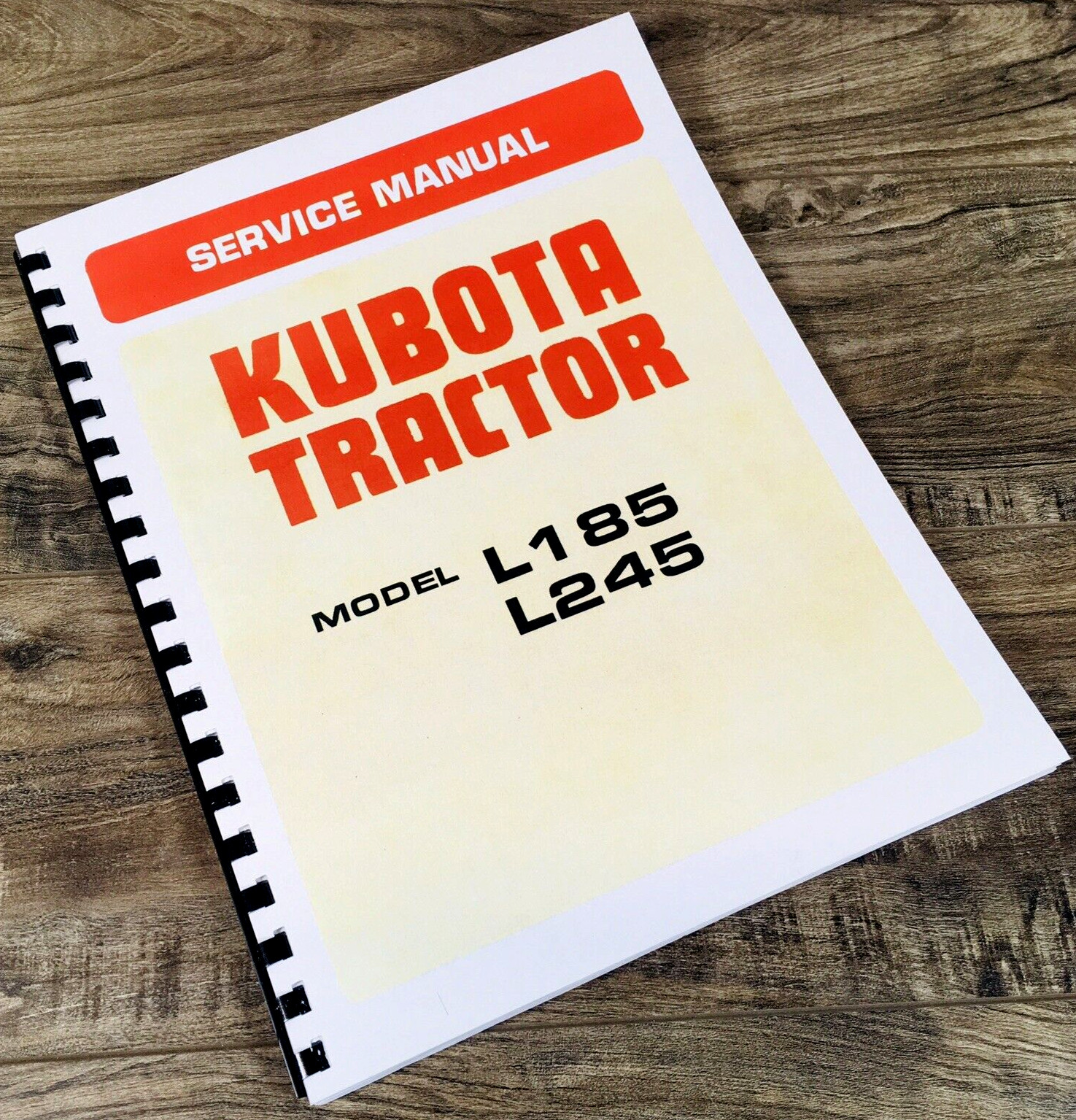 Kubota L185 L185T L185F L185Dt Tractor Service Repair Shop Manual Covers Basics