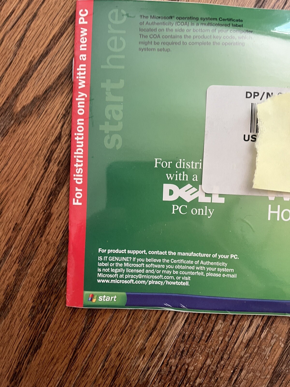 Dell Microsoft Windows XP Home Edition Reinstallation CD NEW SEALED