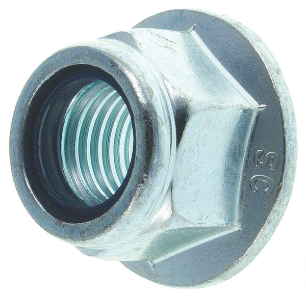 (5) 1/2-13 Nylon Insert Hex Flange Lock nuts / Stop nut / Nyloc 1/2x13