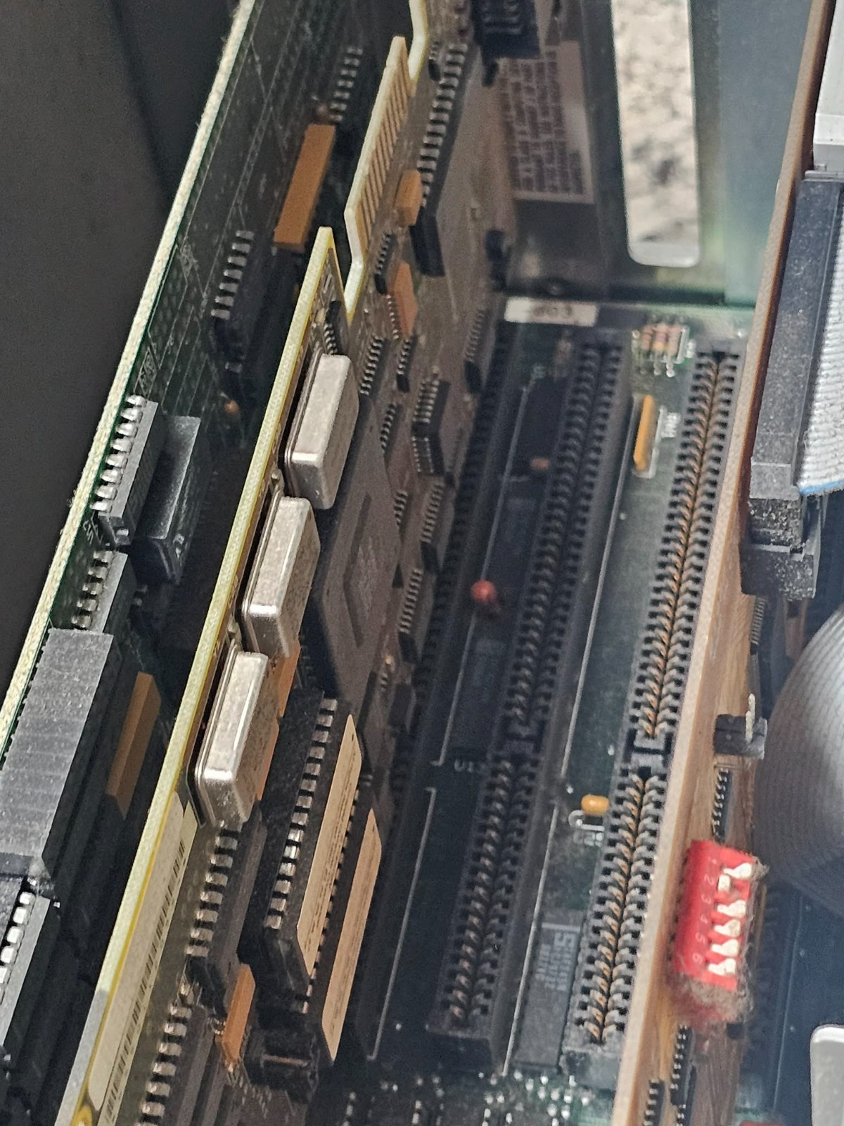 Vintage Compaq Deskpro 286 AT PC Computer Complete w/Drives & Cards Powers/Posts