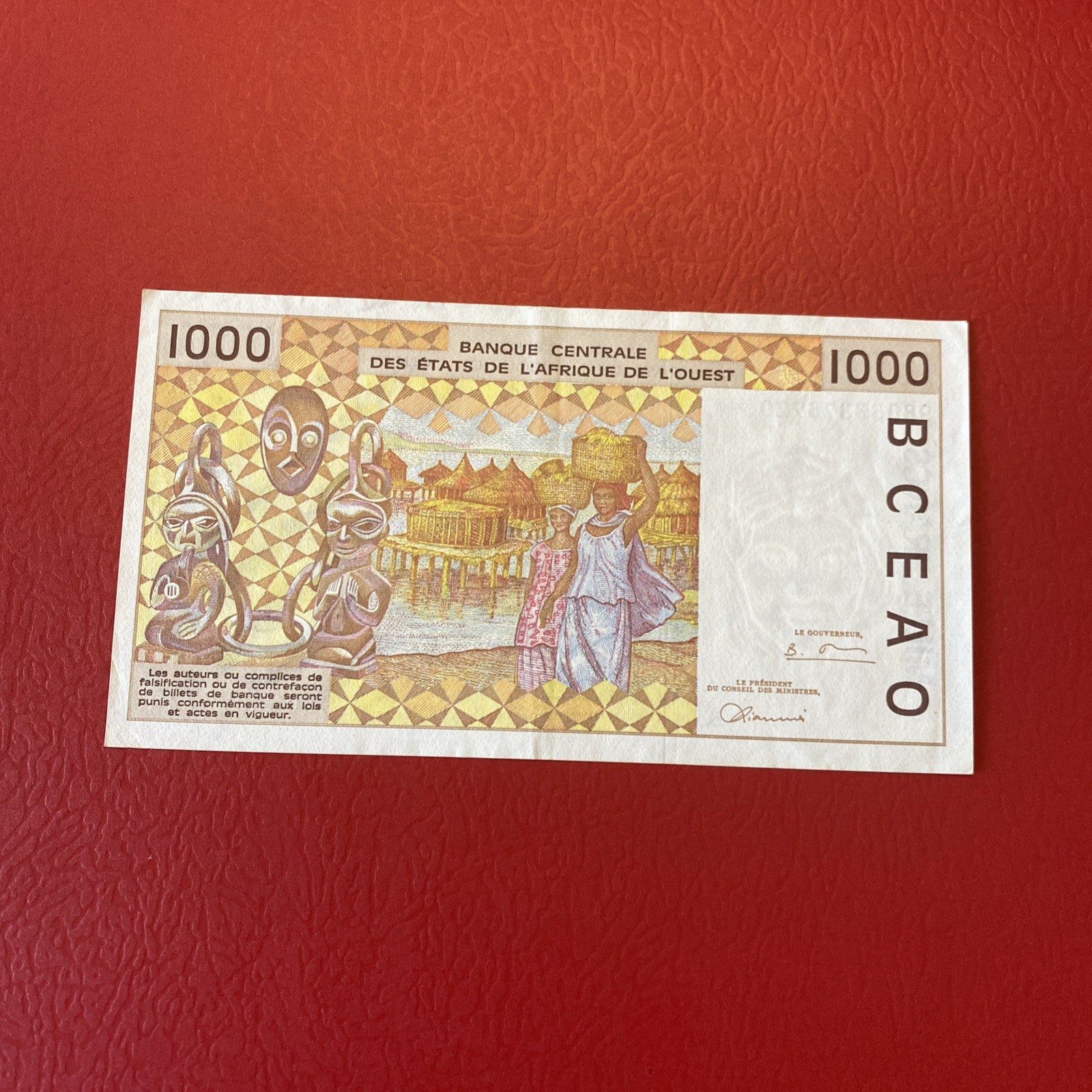 West Africa- 1000 Francs-1998