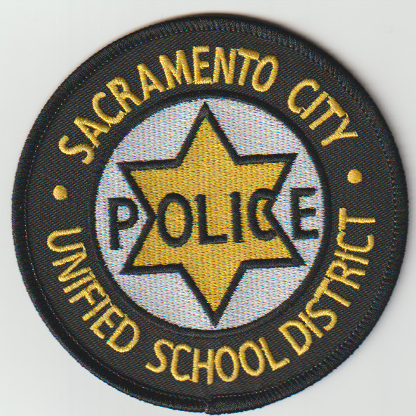 Sacramento City Unified School District Police obsolete patch ship from Austra