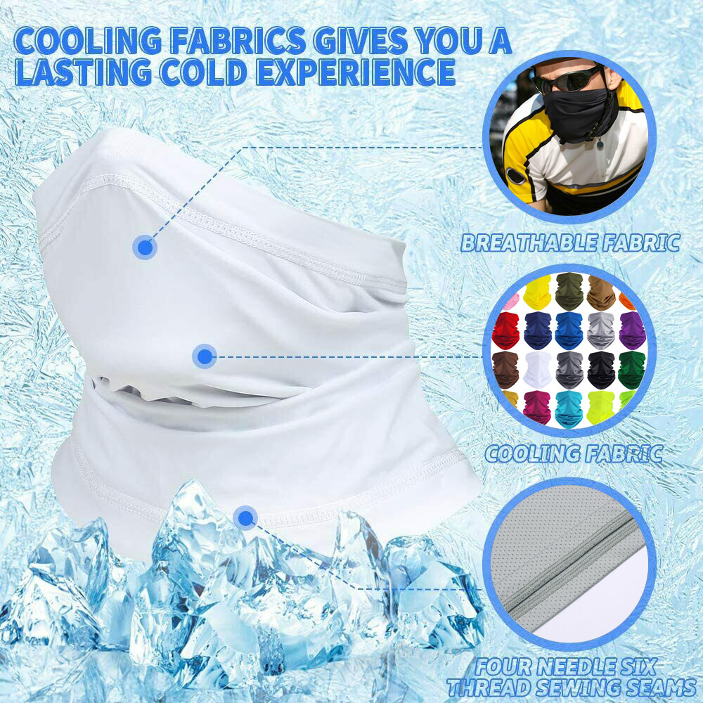 60 Styles Face Mask Balaclava Scarf Neck Fishing Shield Sun Gaiter UV Headwear