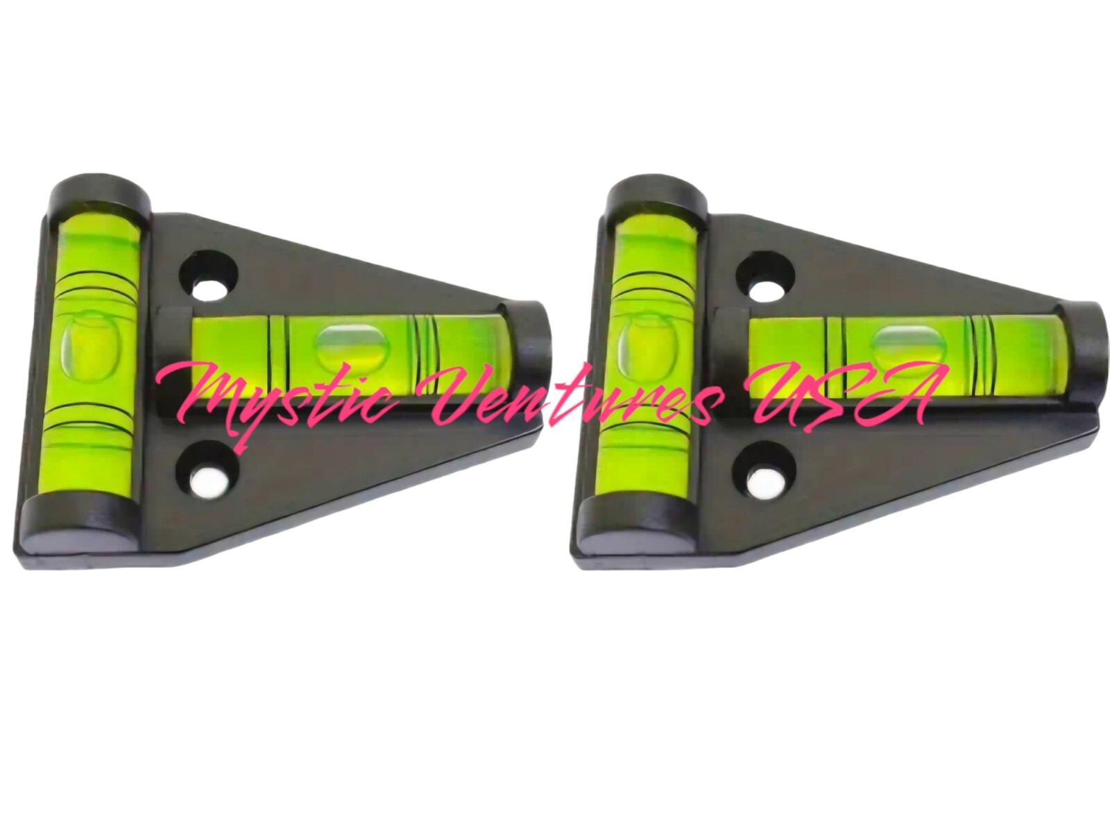 *BEST DEAL* Lot of 2 - BLACK 2 Way Bubble T Levels 2.25" x 1.75" Camper RV Shop