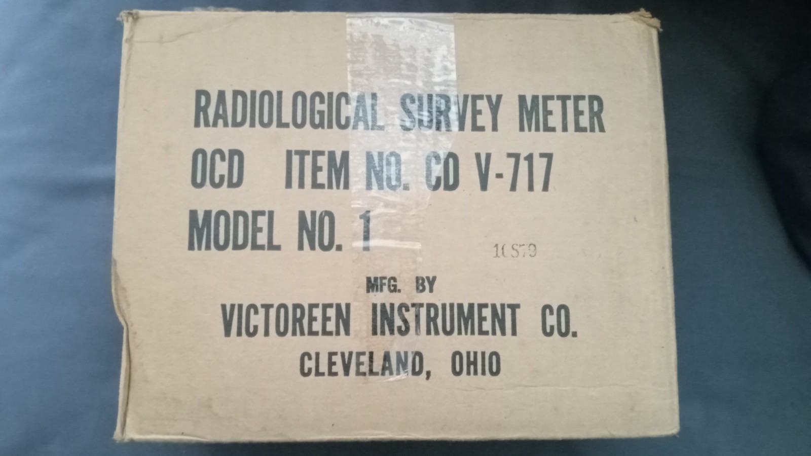 Victoreen CDV-717 Model 1 Radiological Survey Meter