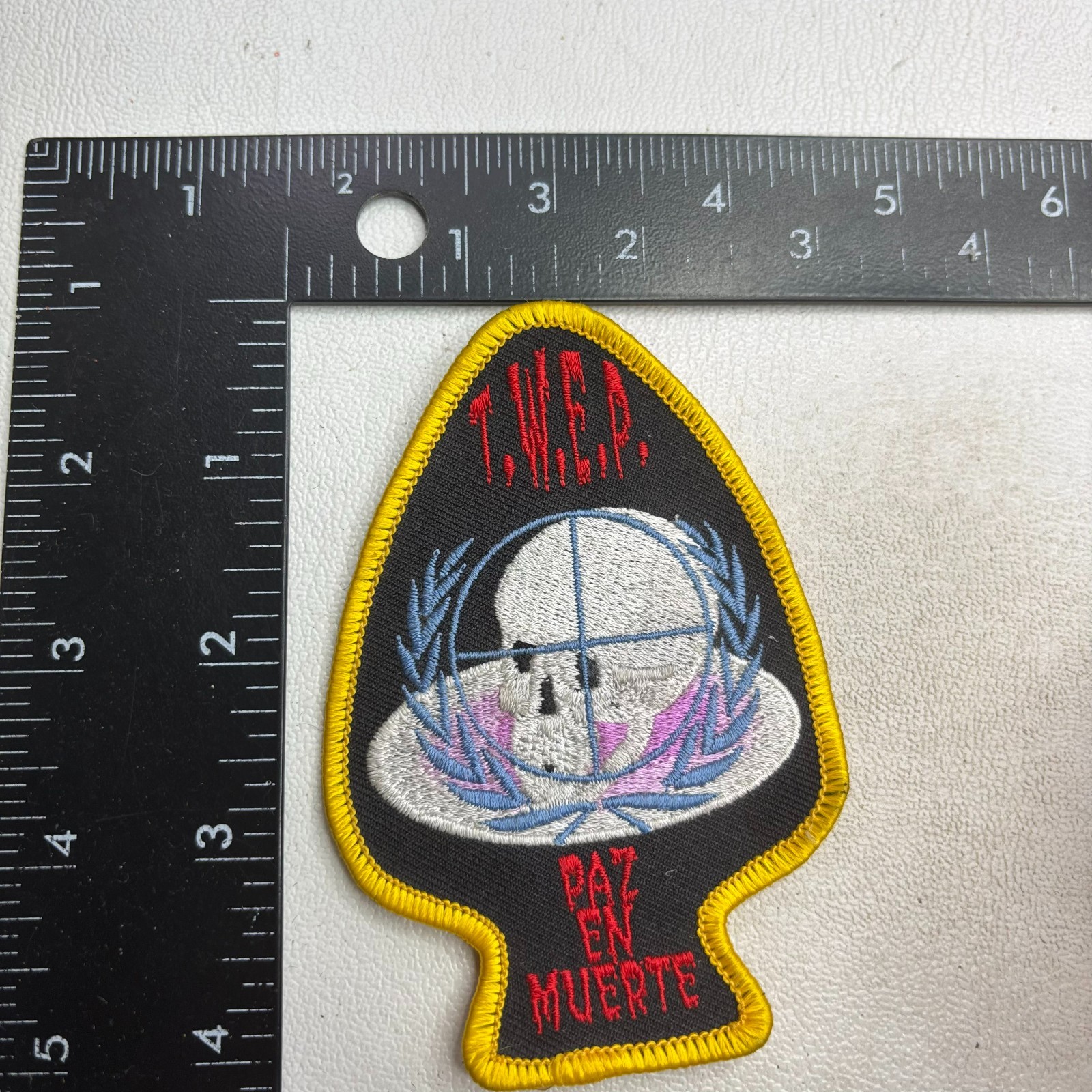 T.W.E.P. (Terminate With Extreme Prejudice) Pax En Muerte Skull Patch 651F