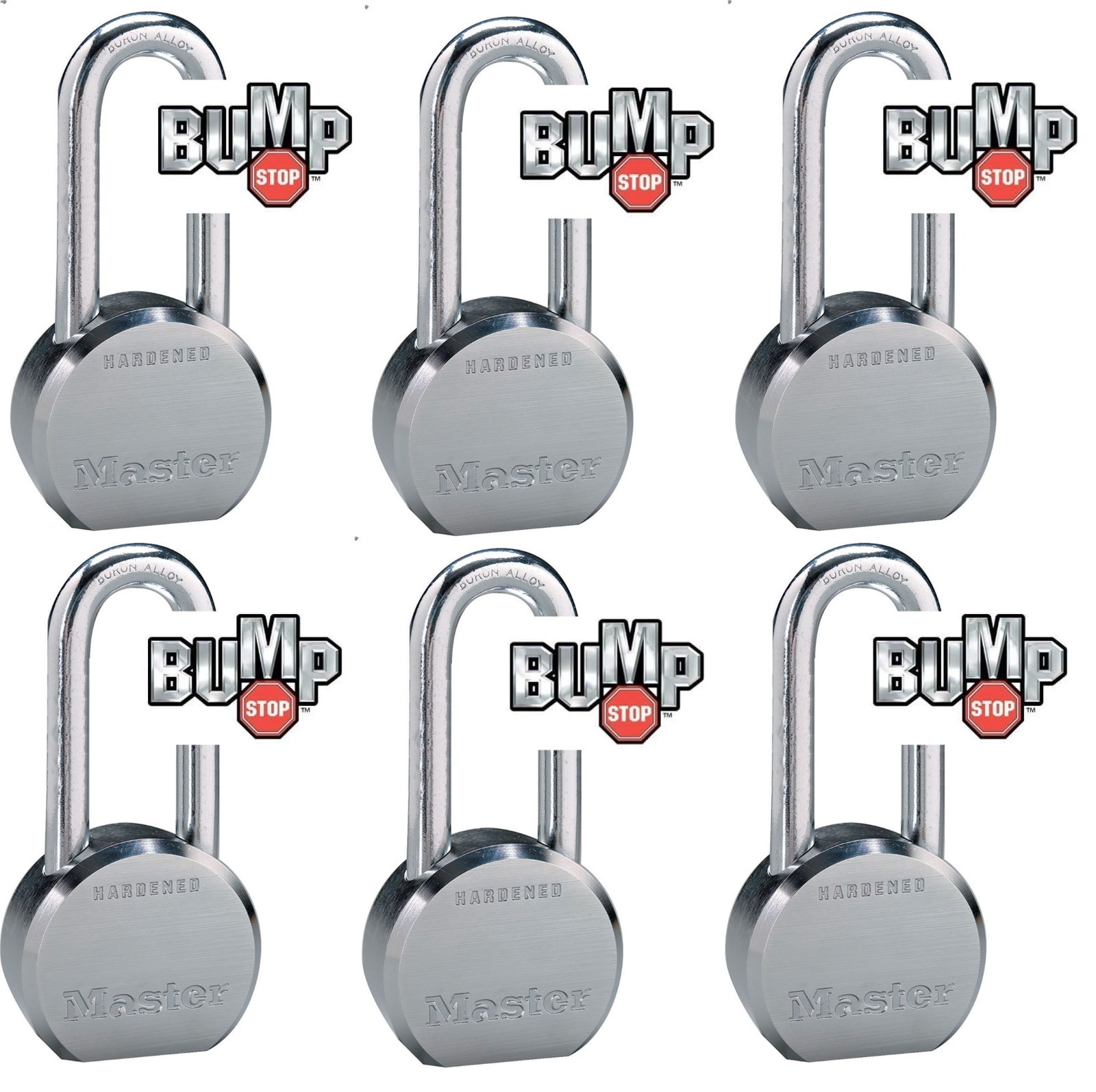 new Master Locks 6230NKALH 10G019 Keyed Alike Sold in Sets of 6 Max Security