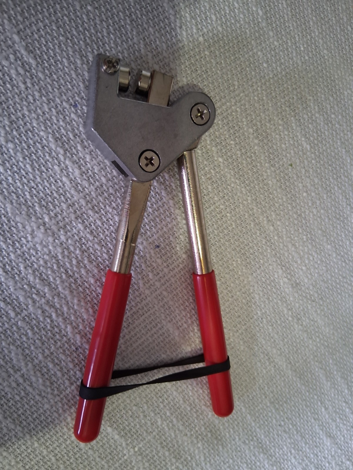Q-170A Hand Crimper Stripper Pliers Tool, Red Handle Crimping Pliers