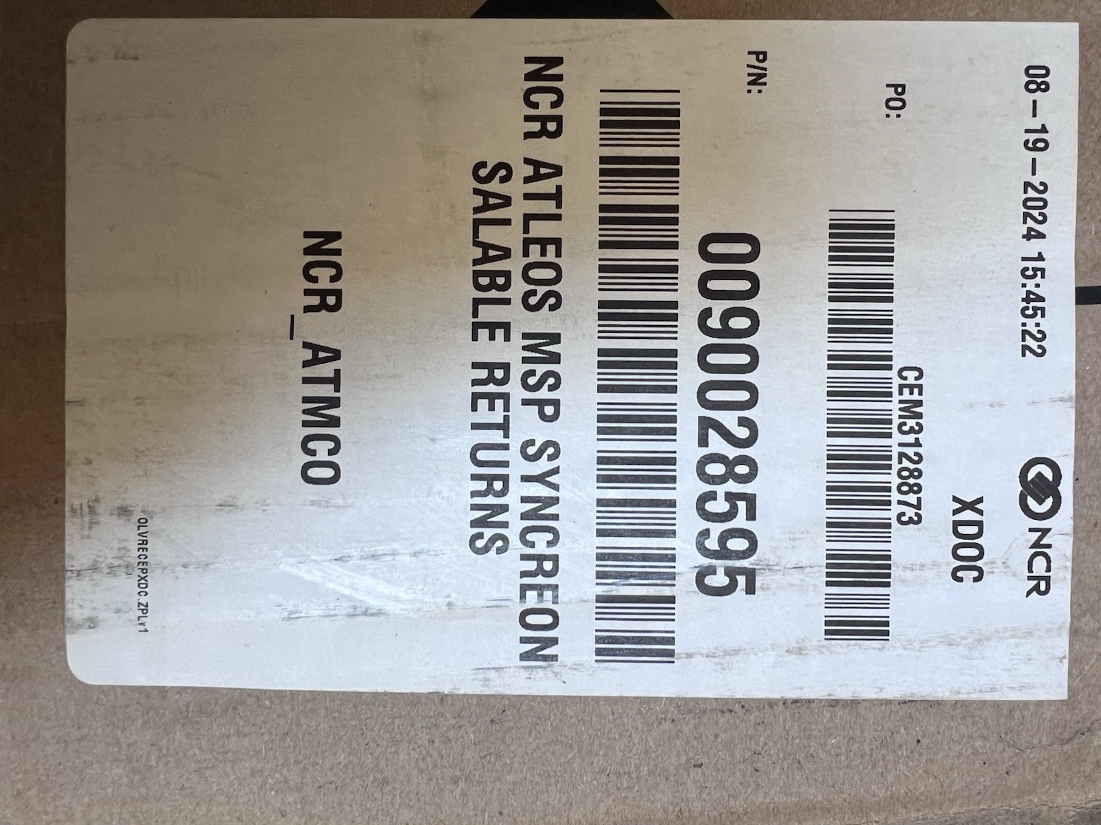 NCR TSINL 20345 Separator KD02168-D912 P/N 0090028595 ATM Machine Part