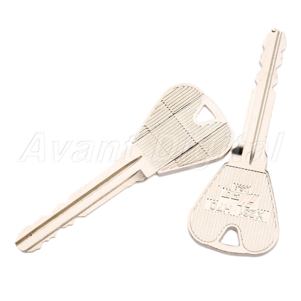 Gimmicked Keys Folding Key Thru Bottle or Ring Penetration Magic Trick Gift