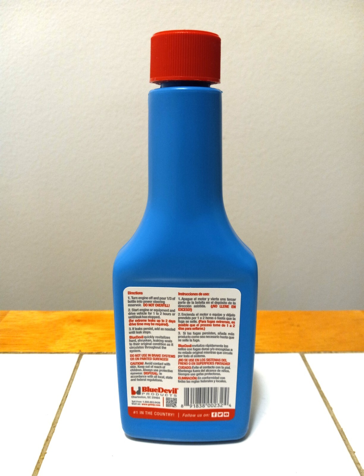 BlueDevil Power Steering Stop Leak - 8 Ounce New Sealed