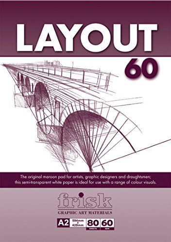 Frisk Layout Pad - 60gsm - Choose A1 - A2 - A3 - A4