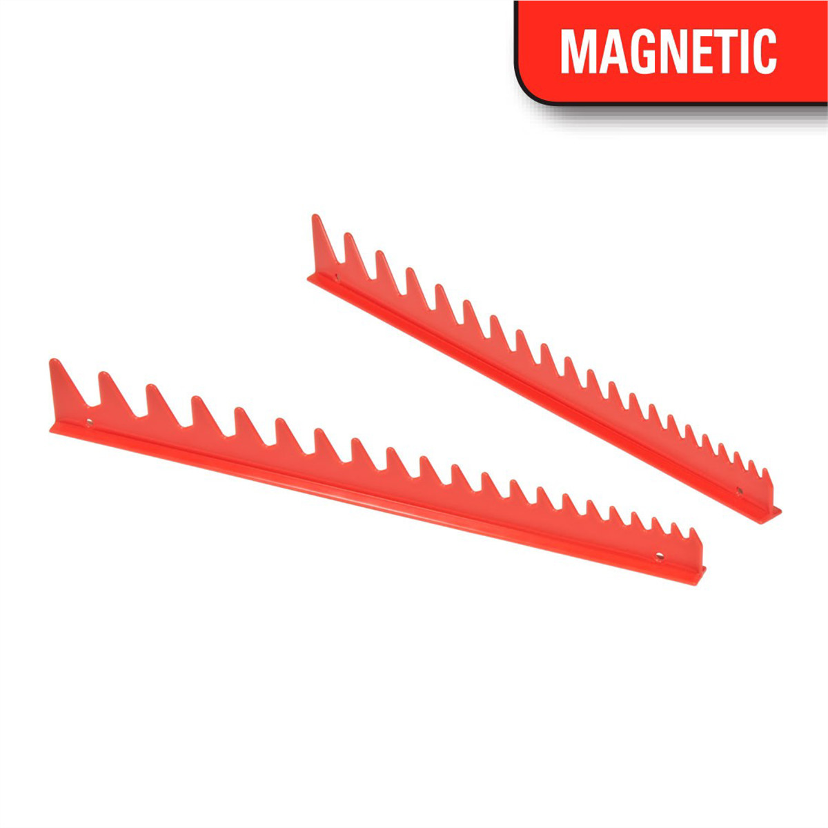 Ernst Mfg. 20 Tool Wrench Rail Set  w/ Magnetic Backing - Red