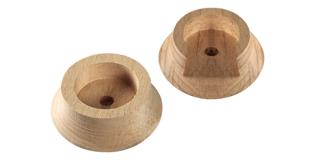 National Hardware N262972 DPB103 Pole Socket Set Natural Finish