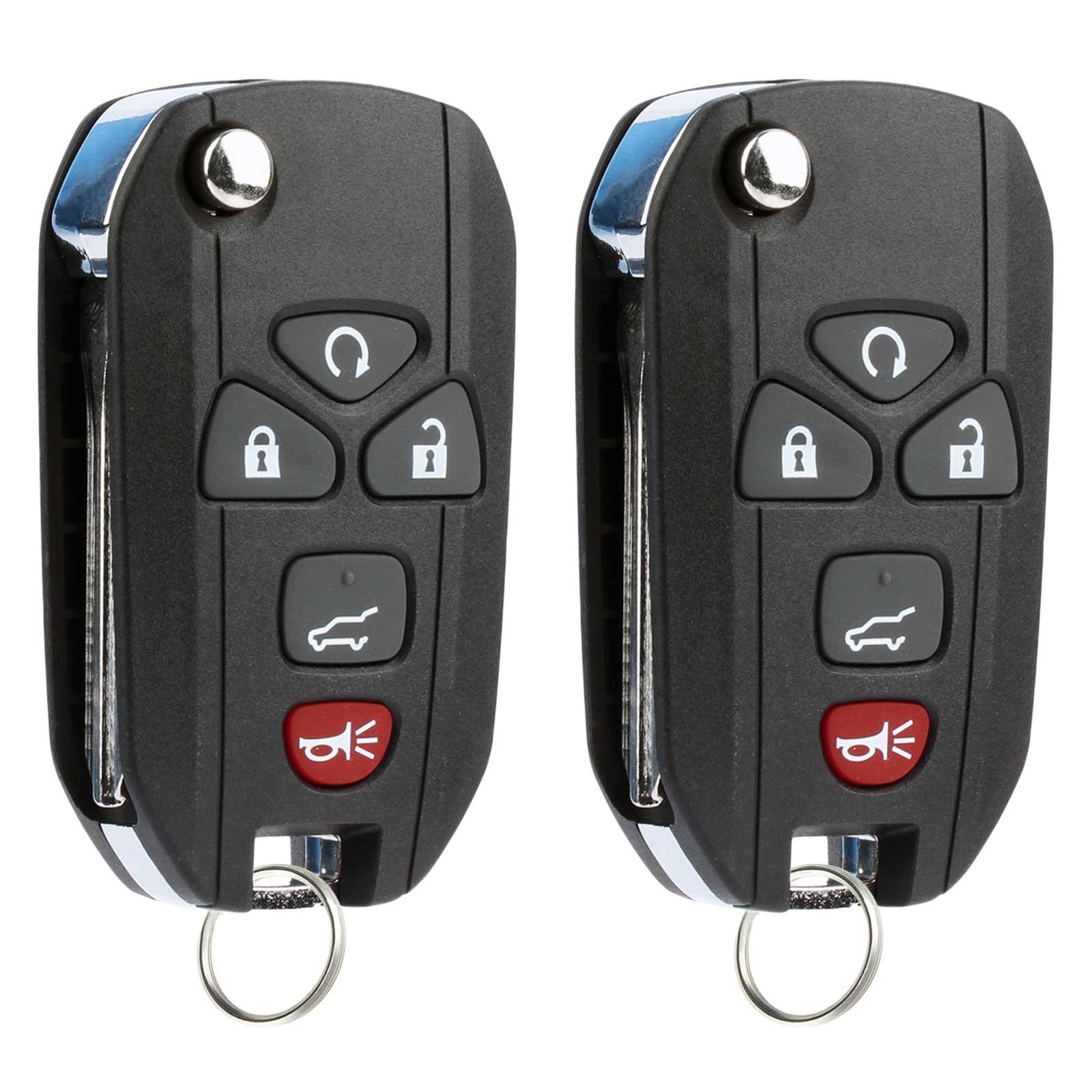 2 For 2008 2009 2010 2011 2012 Buick Enclave Remote Keyless Entry Flip Key Fob