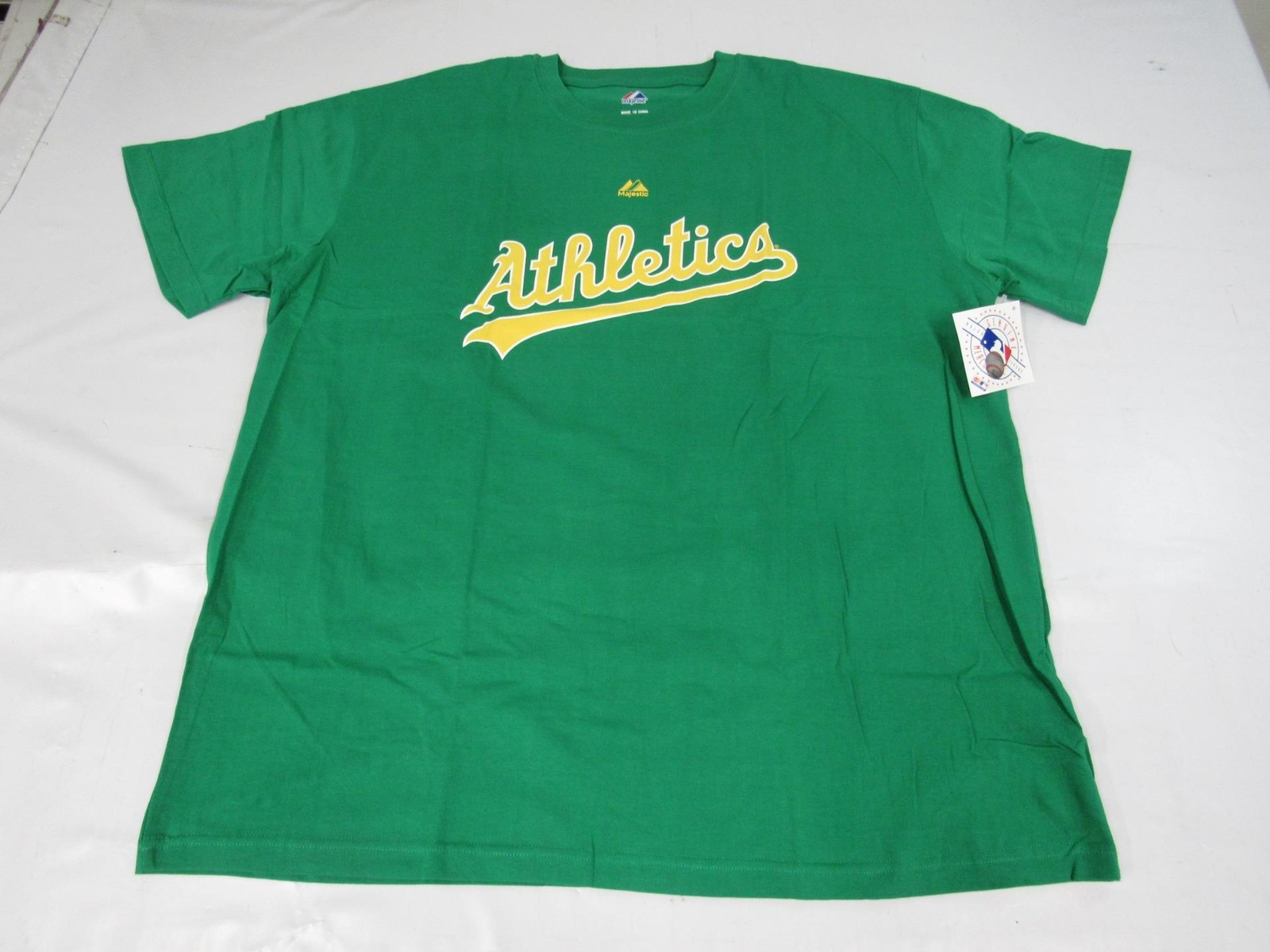 New Oakland Athletics A's Mens Big & Tall Sizes 2XL-3XL-6XL Green Majestic Shirt