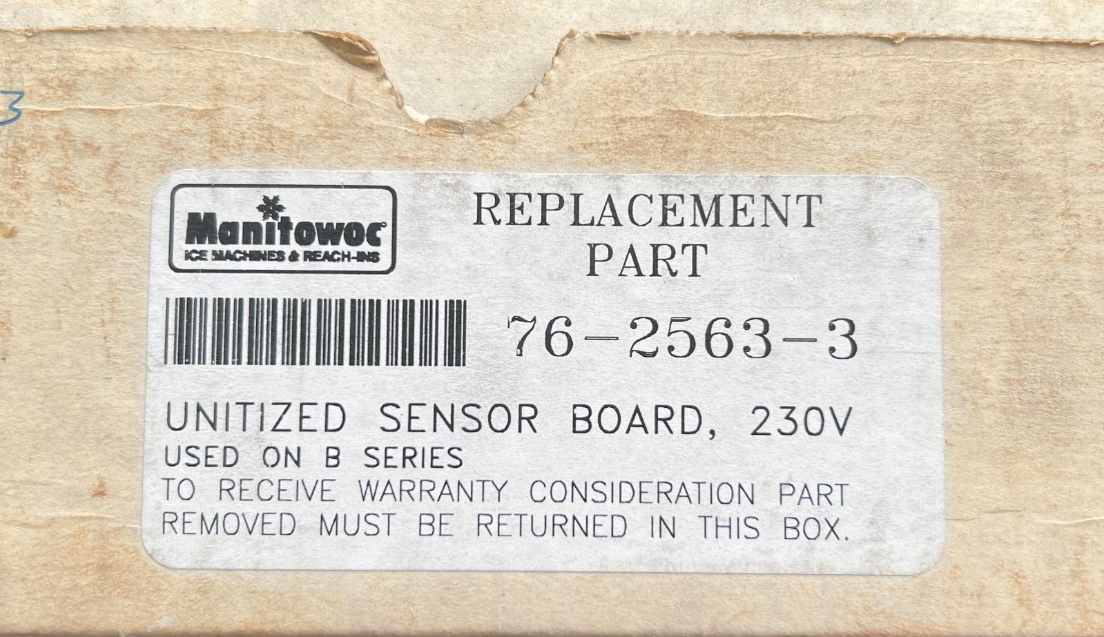 Manitowoc Unified Sensor Board 230v 76-2563-3 New