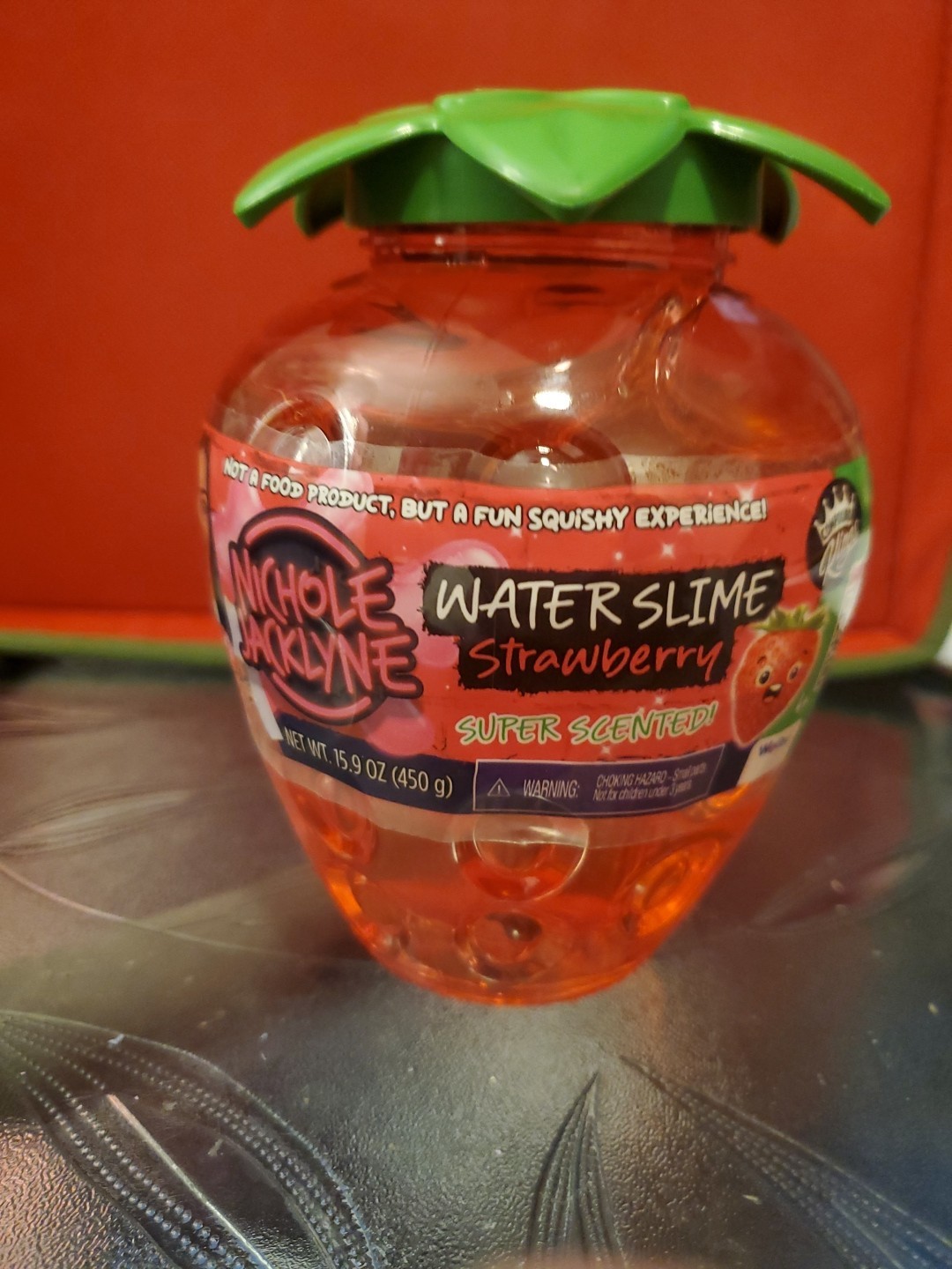 Nichole Jacklyne Water Slime Strawberry Scent New Factory Sealed