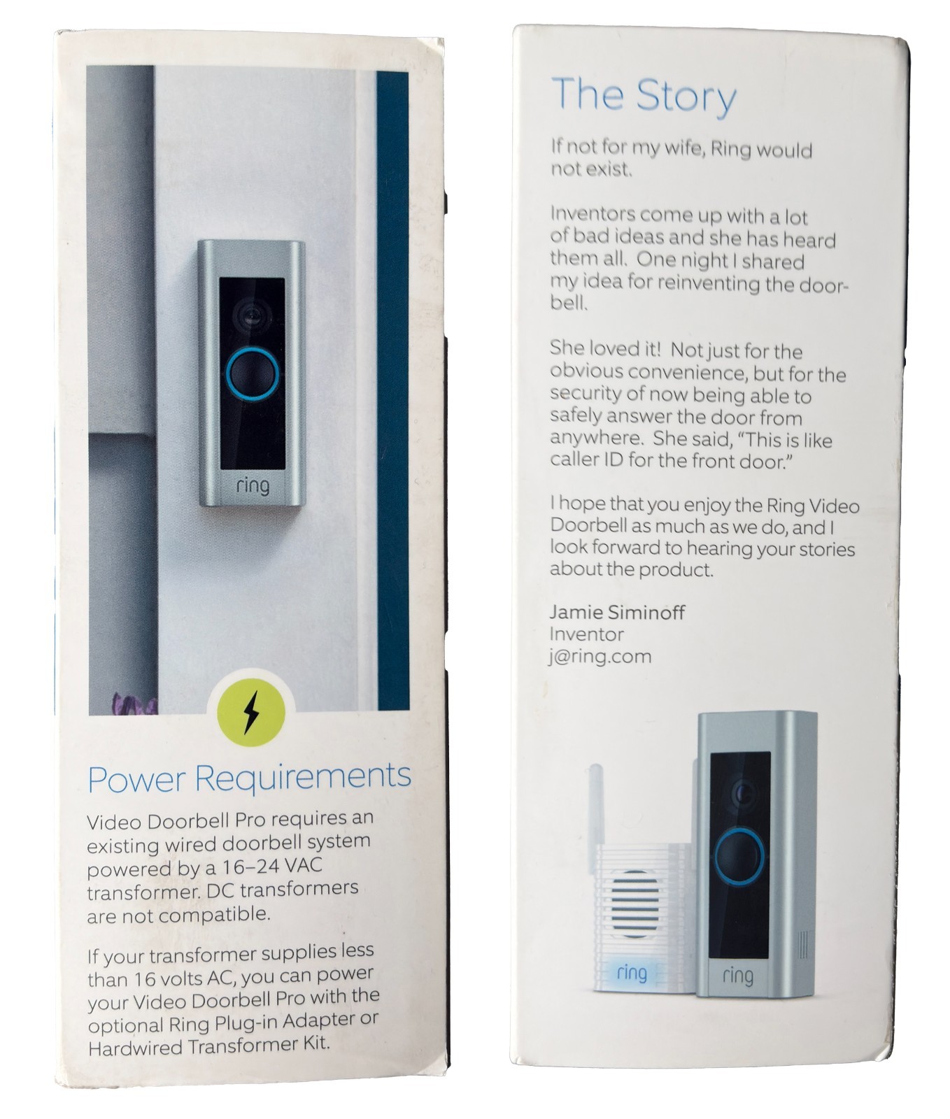 Ring Wired Video Doorbell Pro with Chime Pro
