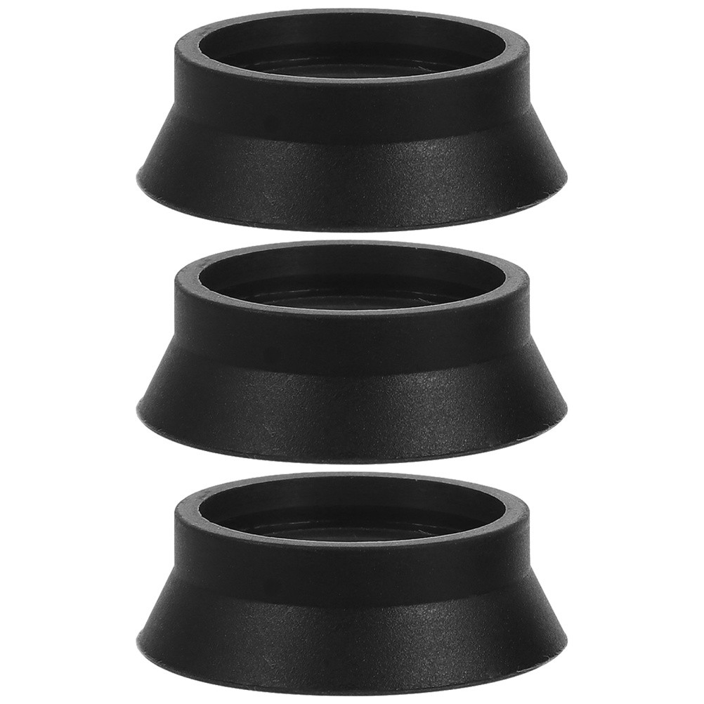 3 Pcs Microscope Replacement Parts Eyepiece Eyecup Binocular Rubber Cover