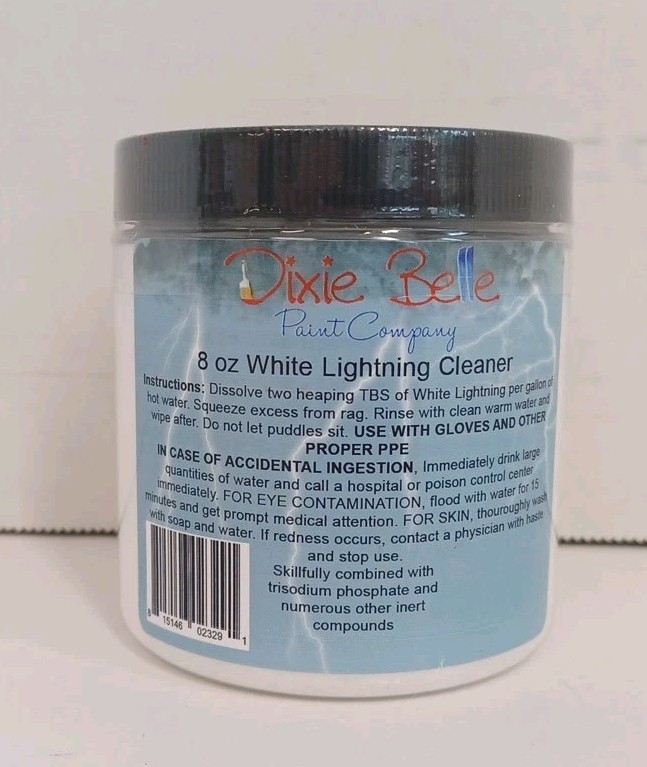 Dixie Belle White Lightning Cleaner Deglosser 8 Oz - New In SEALED Package