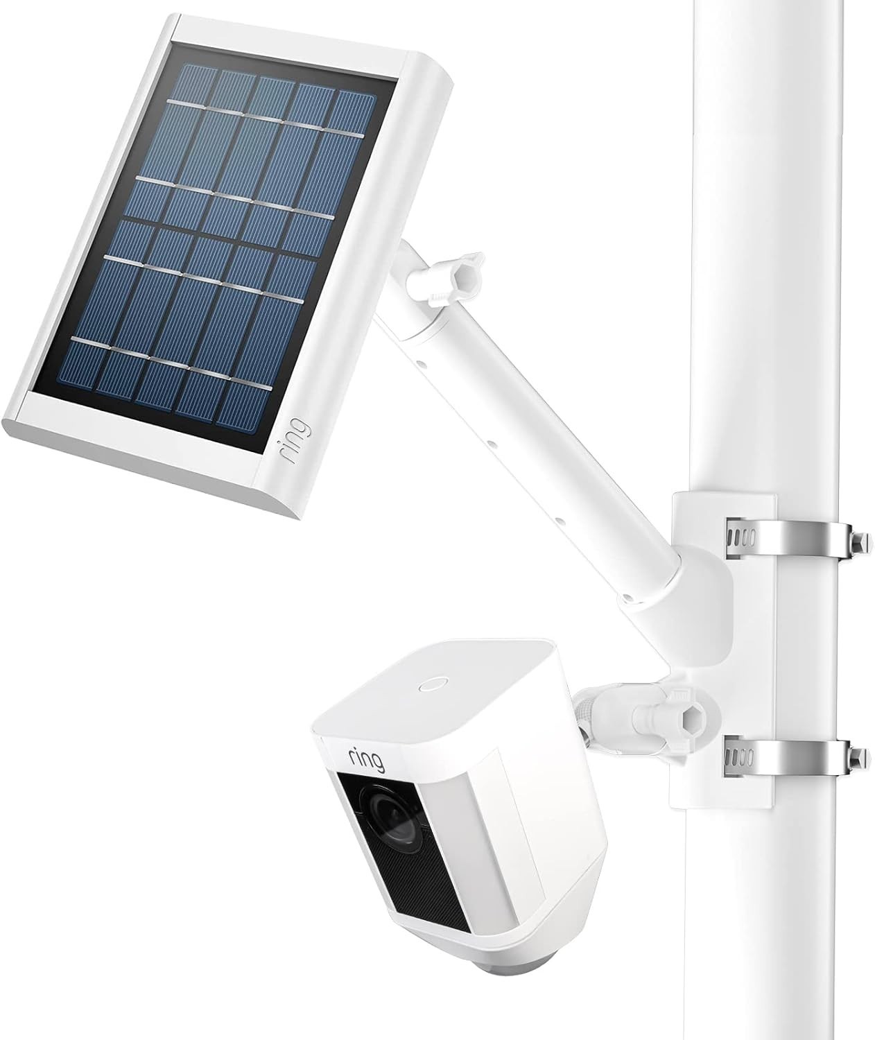 2-in-1 Pole Mounting Bracket for Stick Up Cam/Outdoor Cam Plus/Spotlight Cam Pro