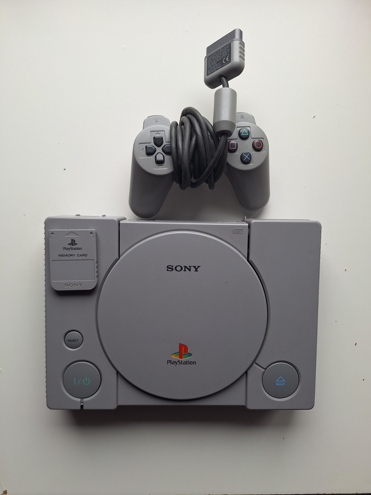 PLAYSTATION 1 PS1 SCPH-7002 PAL ORIGINAL CONSOLE COMPLETE MEMORY CAR CONTROLLER