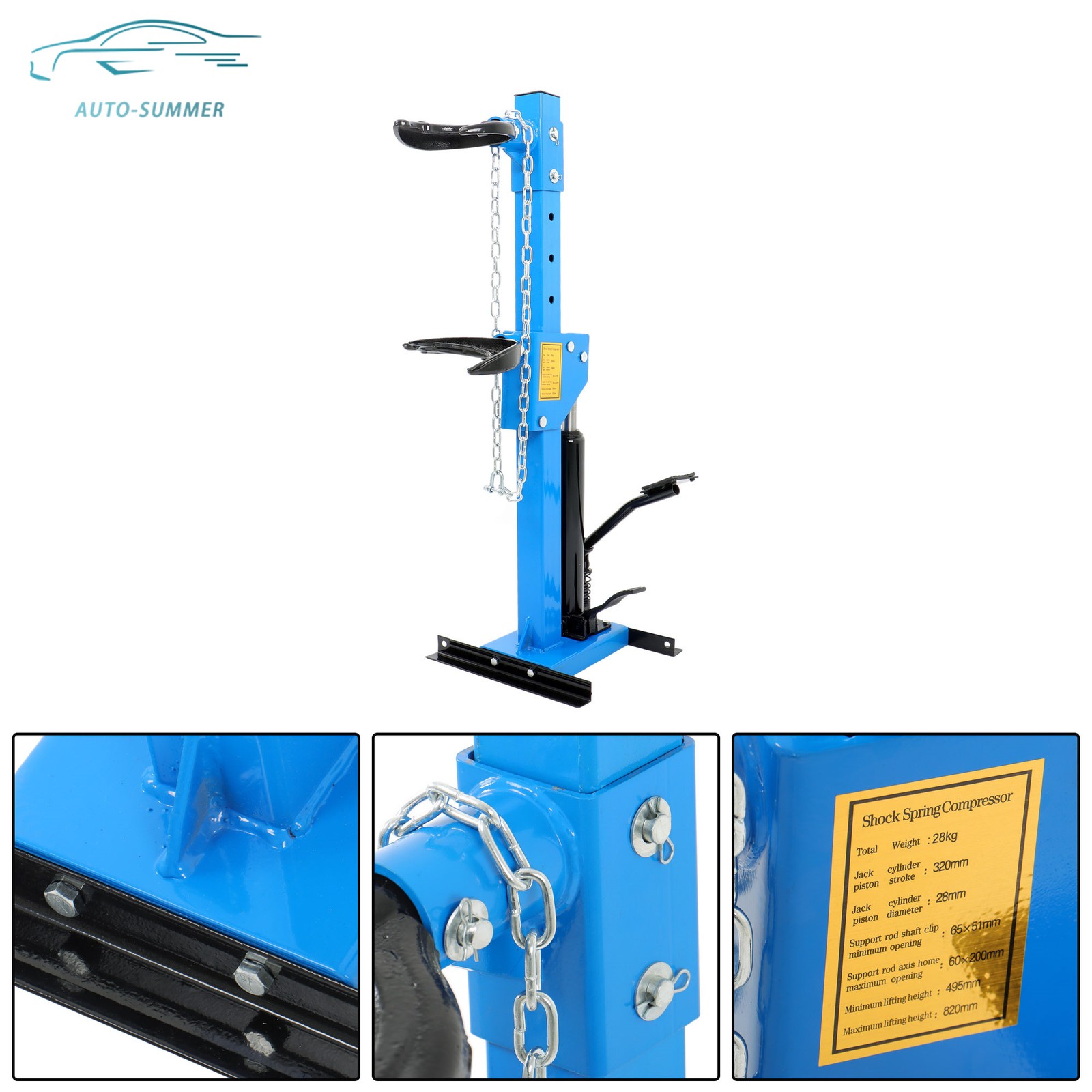 4.5Ton Coil Spring Compressor Auto Strut Hydraulic Compressor Removing Tool