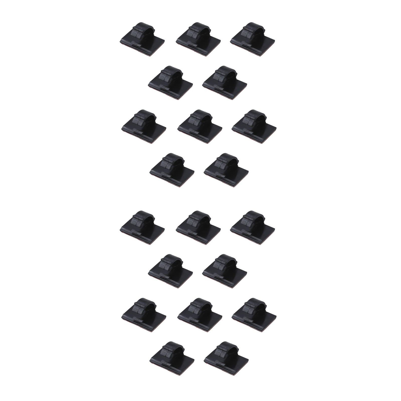 20Pack Self-Adhesive Base Design Clip Wire Tie Cable Clamp Clip Car Dash Camera