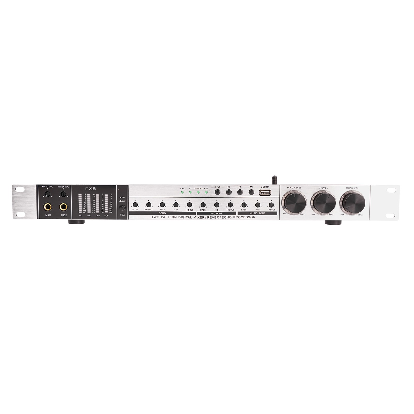 Audio Processor Mixer, Audio Processor Professional Anti-howling Audio Processor