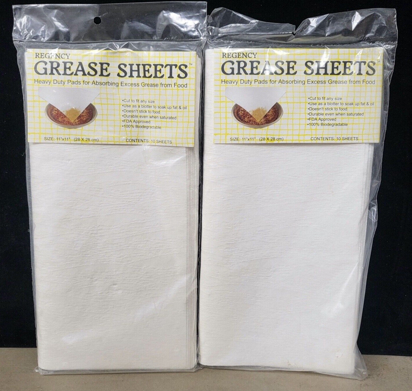 Grease Sheets 2 10 pack(20 total)