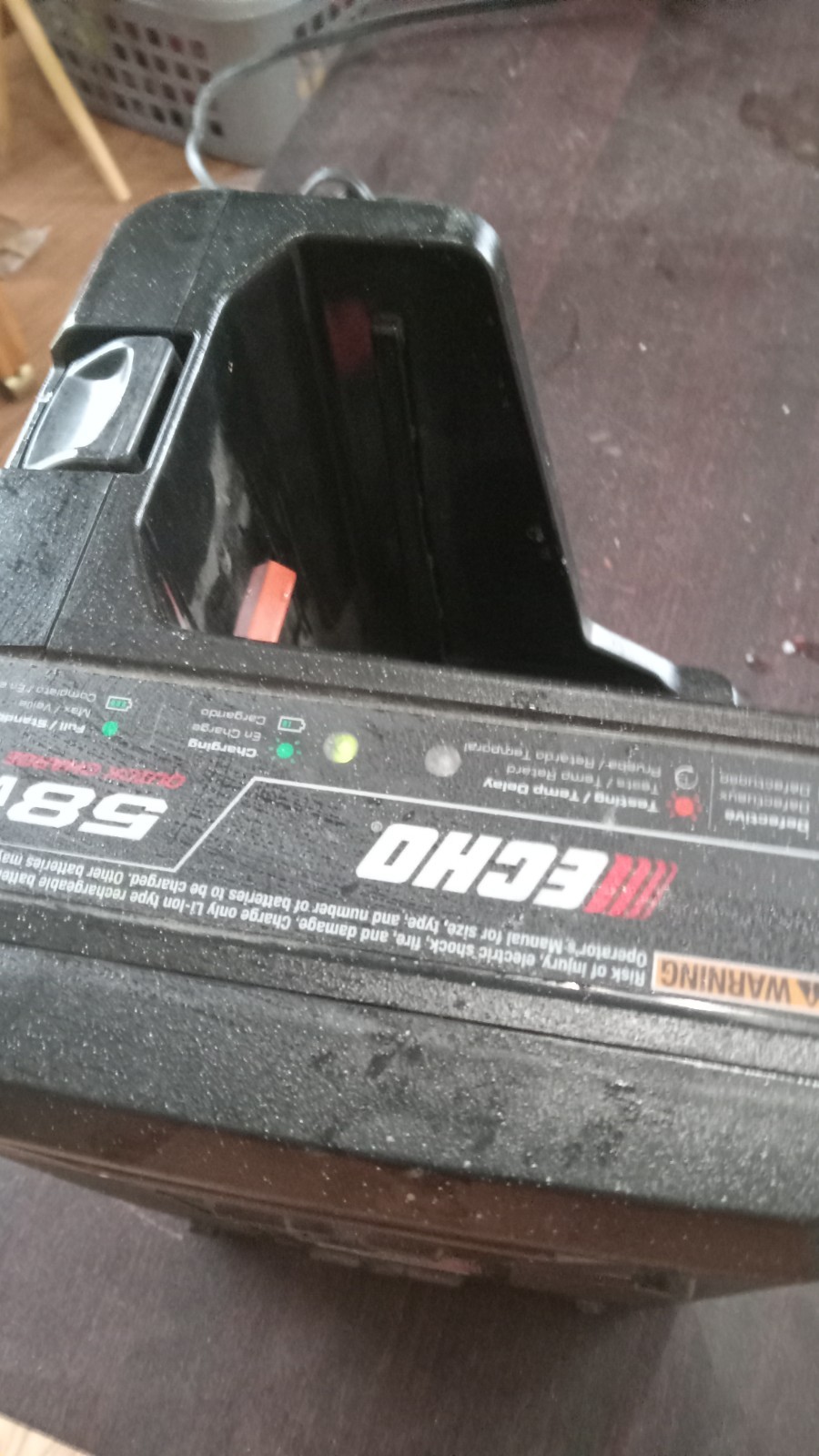 used echo 58 volt cordless charger
