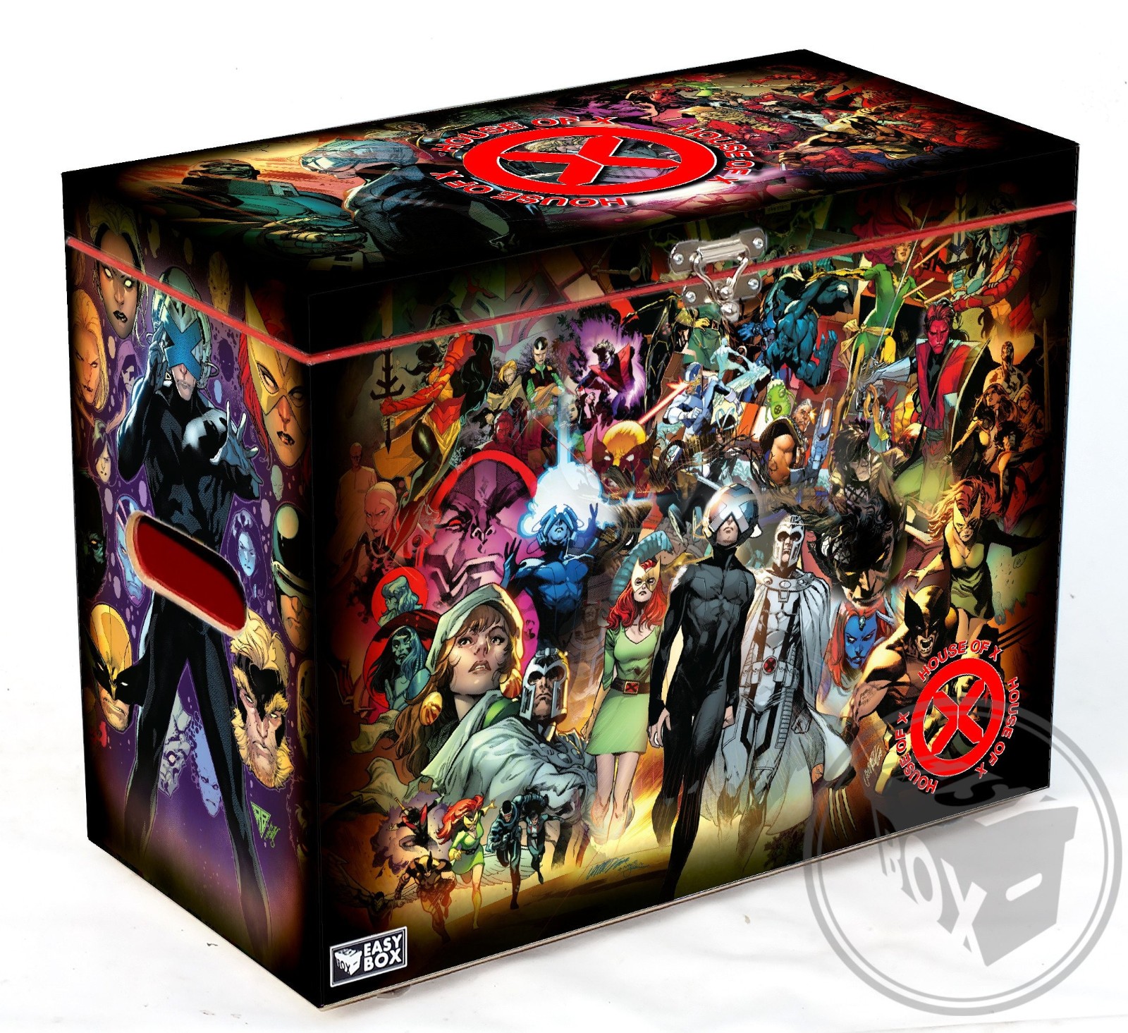 House of X - Large Comic Book Hard Storage Box Chest MDF