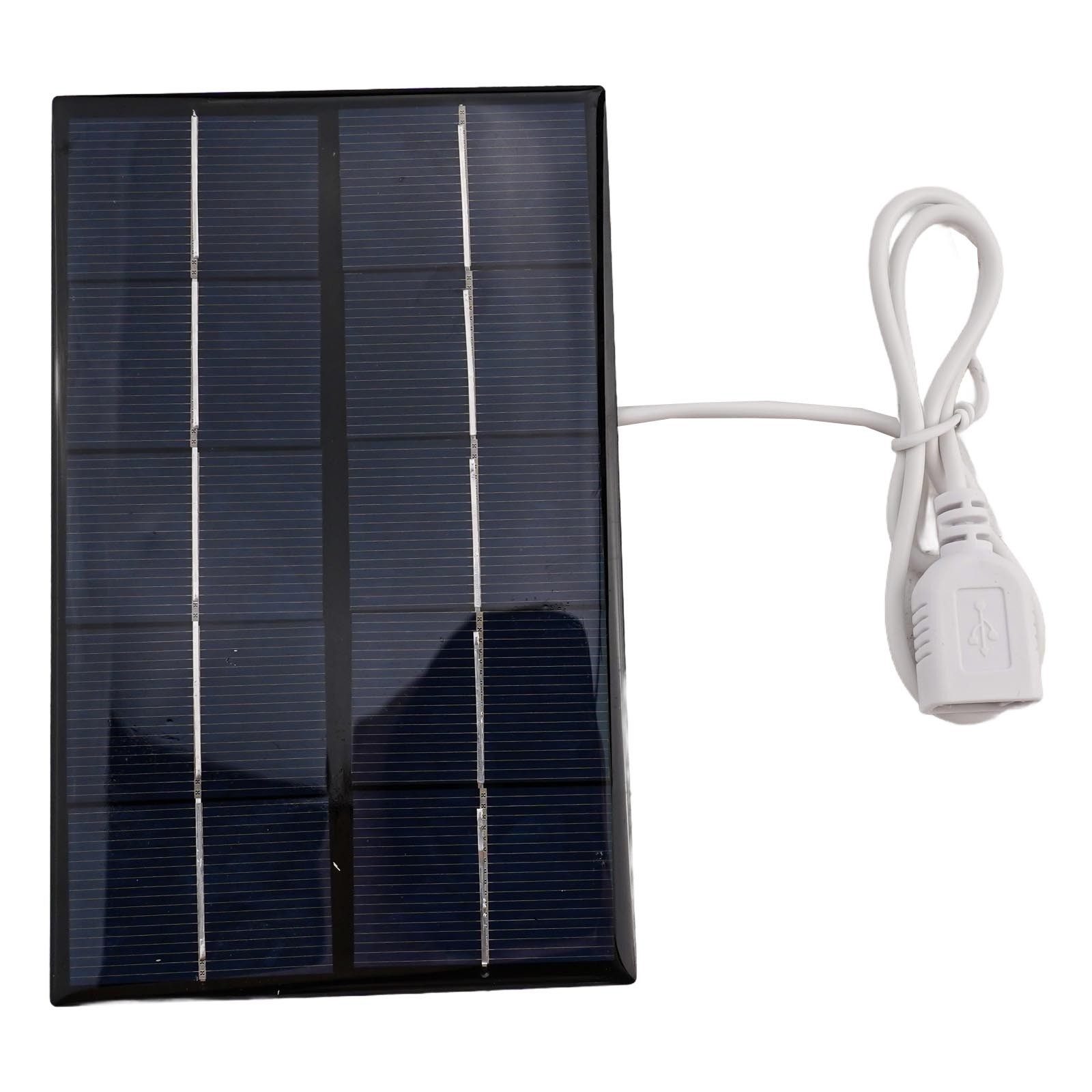 Reliable 5V 5W Solar Panel Charger Designed for Harsh Weather Conditions