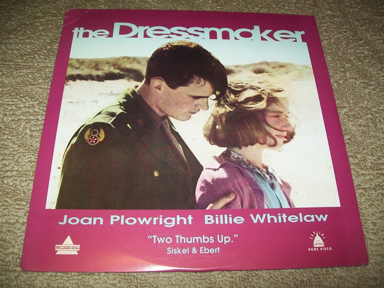 THE DRESSMAKER Laserdisc LD VERY GOOD CONDITION VERY RARE JOAN PLOWRIGHT!