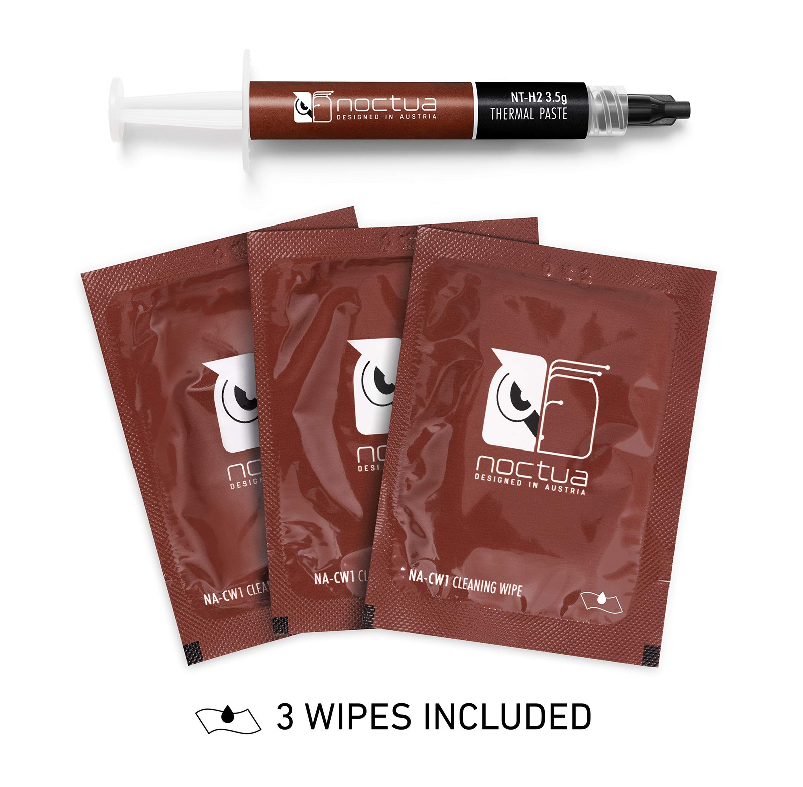 NTH2 3.5g, Thermal Computer Paste incl. 3 Cleaning Wipes 3.5g